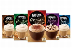 Nestle has invested $40m in state-of-the-art technology to create the Nescafe Cafe Menu range.